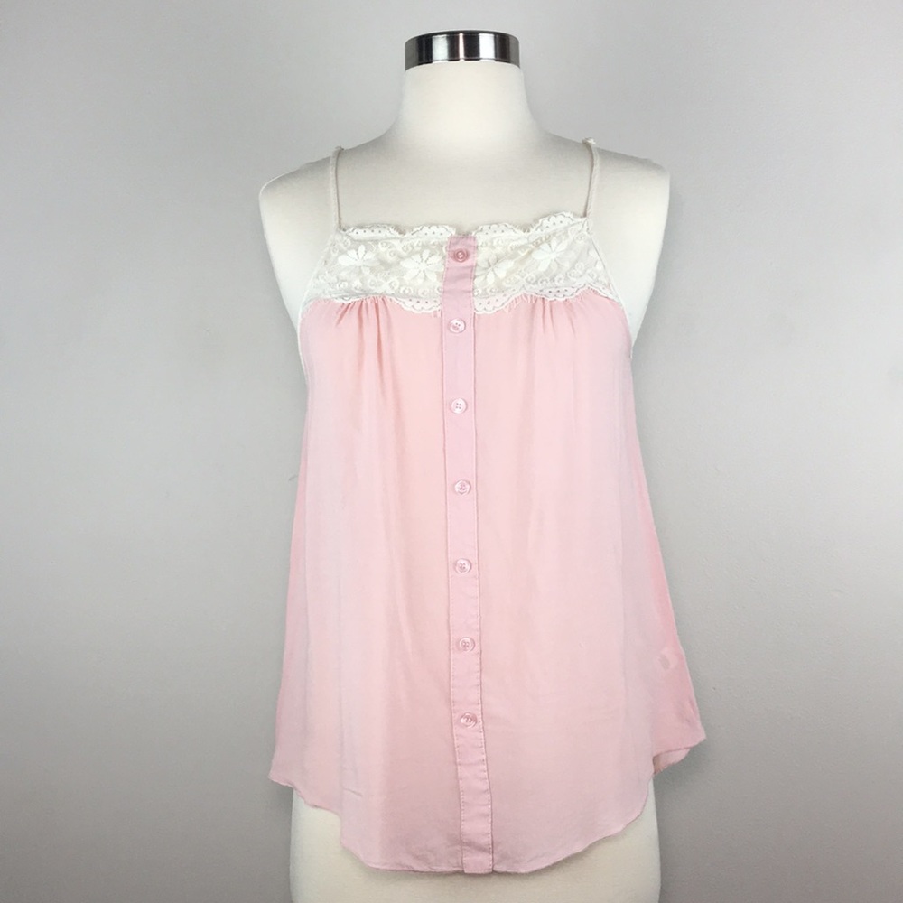 Blush lace Blouse